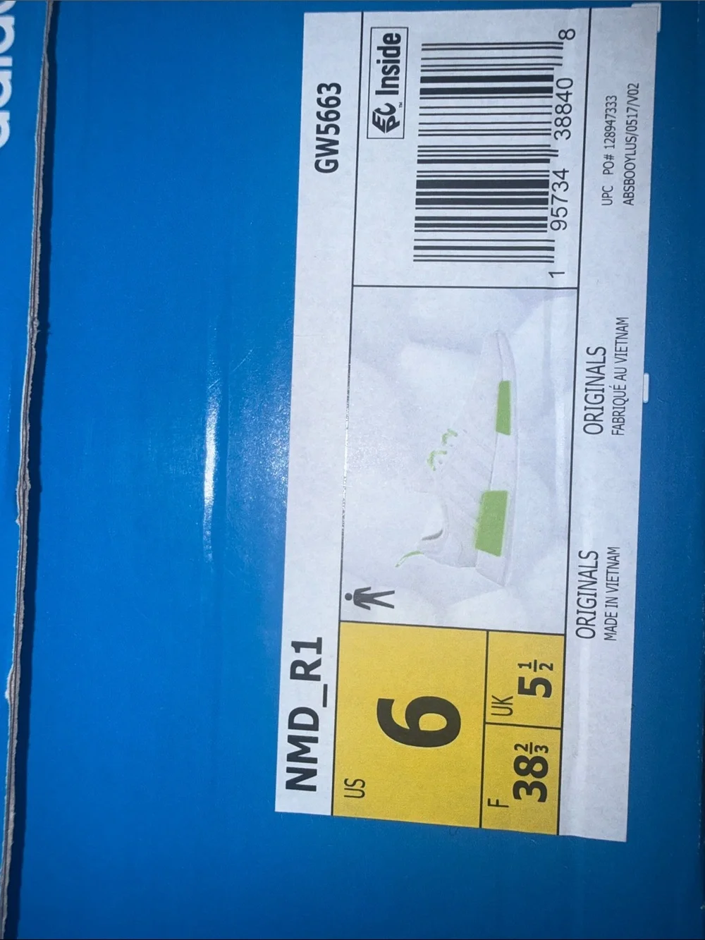 Adidas Kids NMD R1 Sneakers - Brand New With Box converts to women’s size